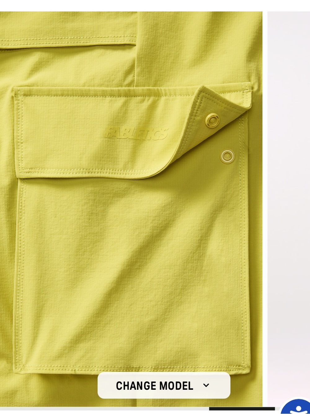 NWT RARE Fabletics The Heights Cargo Pants in Citrine Green - M - Picture 4 of 8
